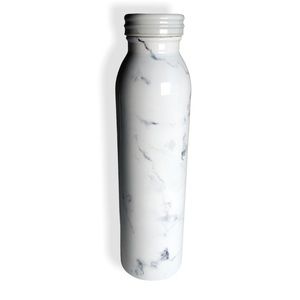 White Marble Stainless Steel 20oz Bottle